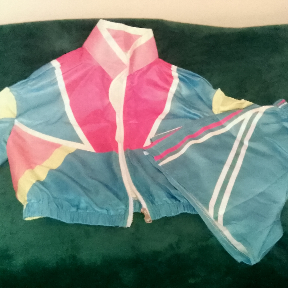 Colorful Geometric Track Suit - Picture 3 of 7